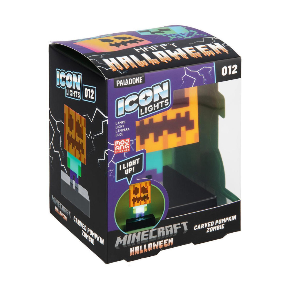 Paladone Παιδικό Φωτιστικό Γραφείου Zombie Jack O Lantern Πορτοκαλί 10x10cm PP15302MCF