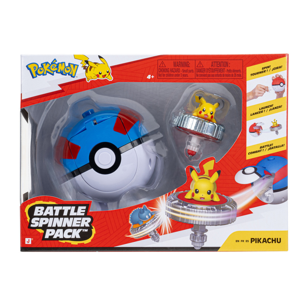 Pokémon Battle Spinner Pikachu with Great Ball PKW4936