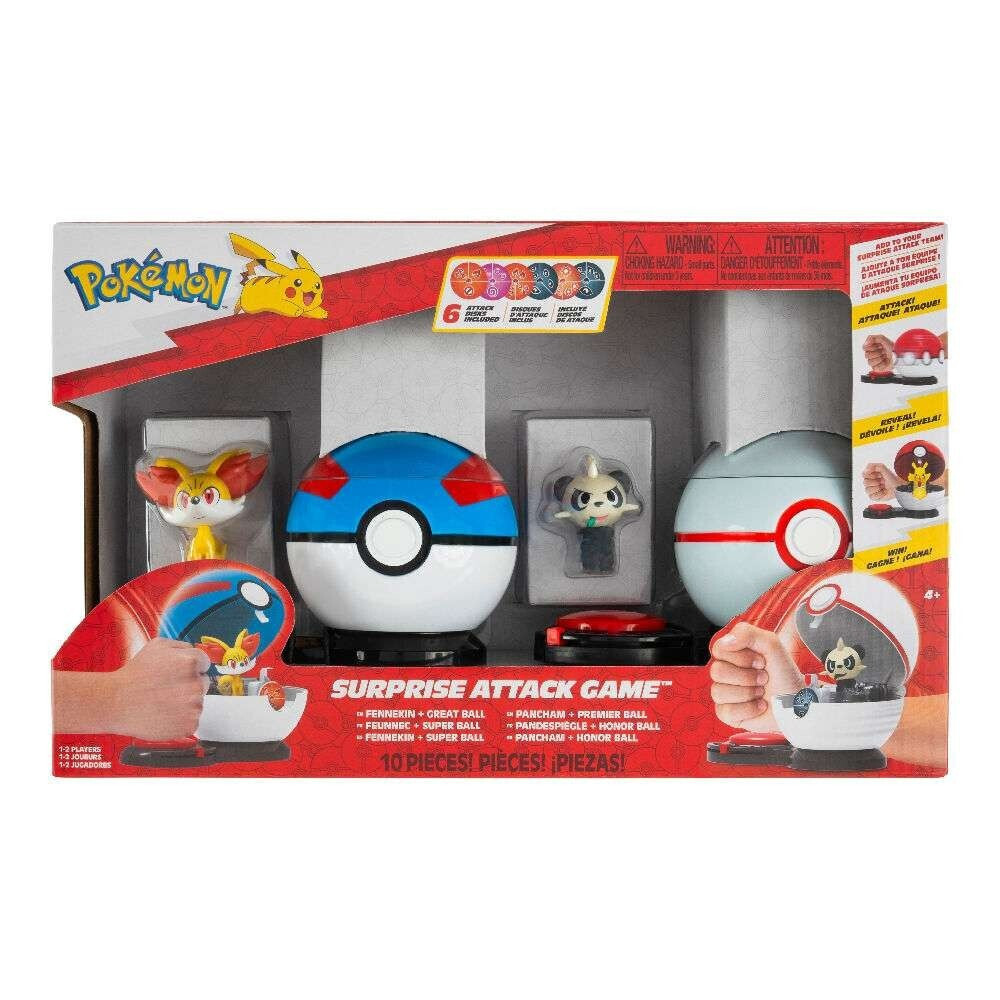 Pokemon Surprise Attack Poke Ball Battle Game Fenneken & Pancham PKW4184
