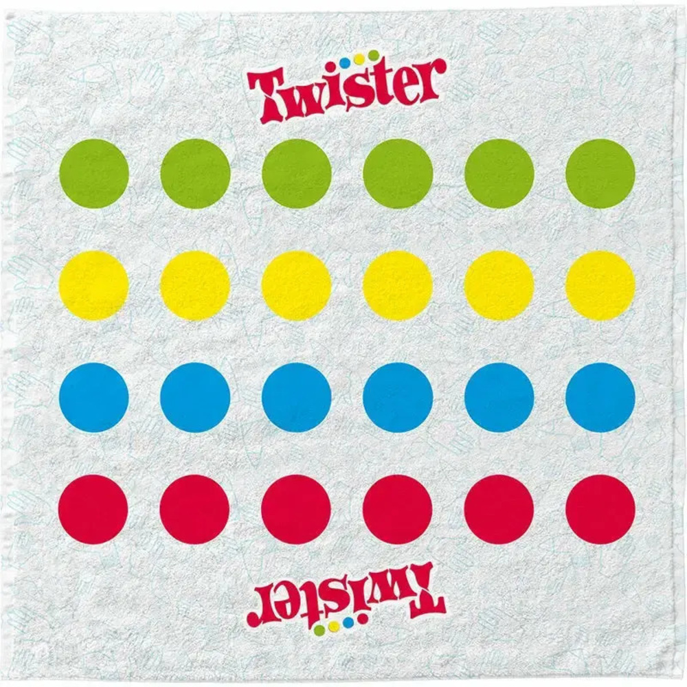 Twister Beach Towel Games – Πετσέτα Παραλίας & Κλασικό Επιτραπέζιο 2--1 Τροχό 6+ Ετών