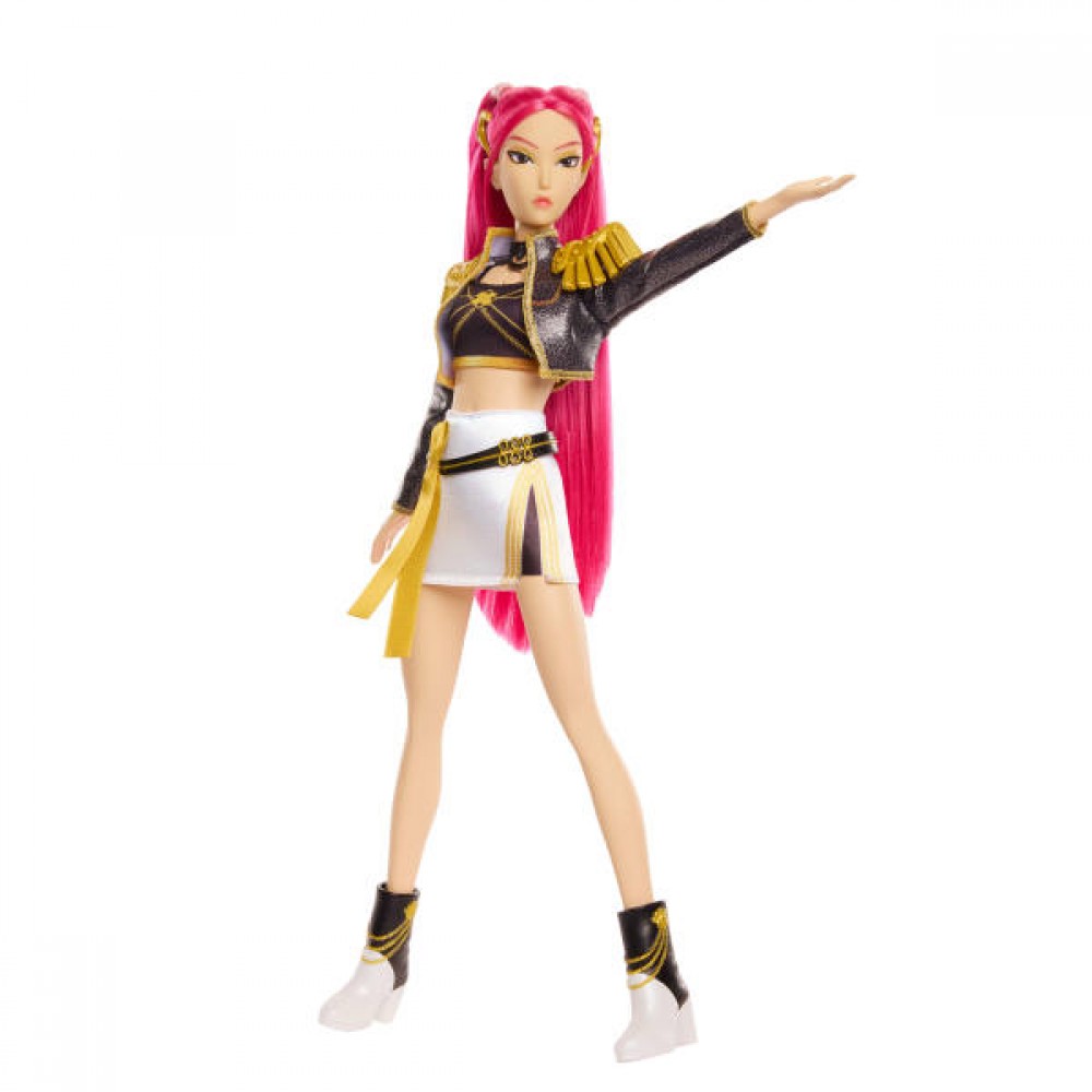 MATTEL KPop Demon Hunters HUNTR/X GOLDEN Κούκλα Mira που Τραγουδάει JRN41