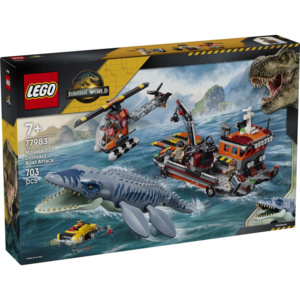 LEGO Jurassic World Jurassic World Mosasaurus Attack On Boat για 7+ Ετών 703τμχ 2136511