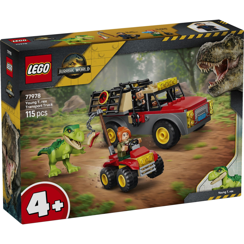 LEGO Jurassic World Young T-rex Transport Truck για 4+ Ετών 115τμχ 2136509