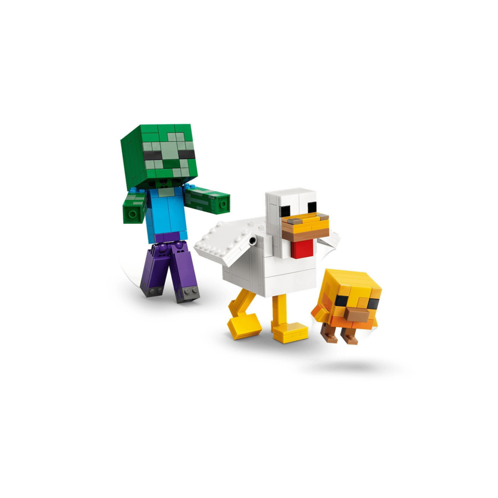 LEGO Minecraft Chicken Jockey για 9+ Ετών 344τμχ 21582