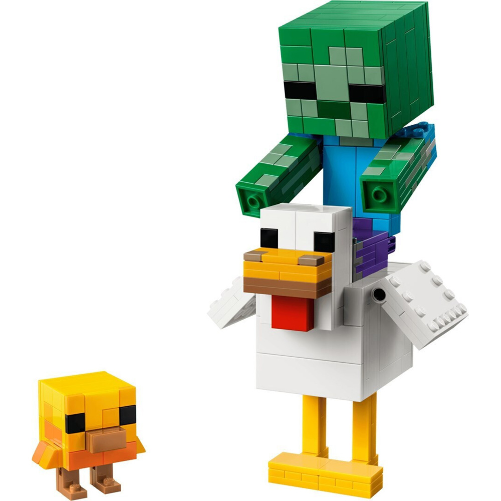 LEGO Minecraft Chicken Jockey για 9+ Ετών 344τμχ 21582