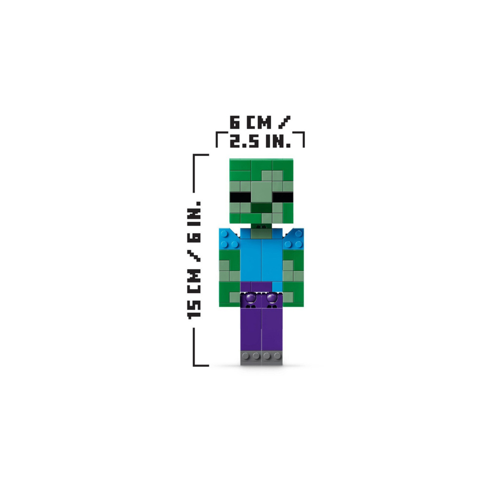 LEGO Minecraft Chicken Jockey για 9+ Ετών 344τμχ 21582