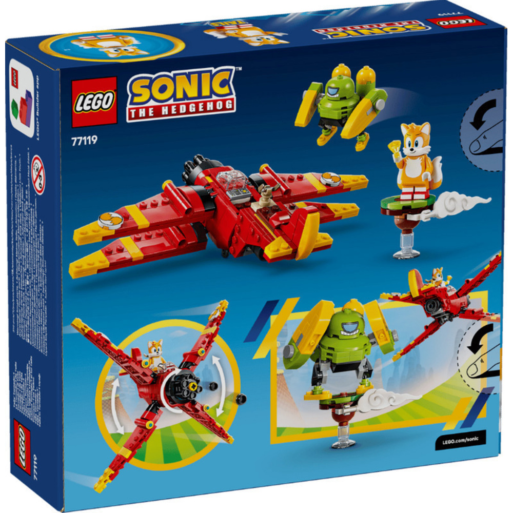LEGO Sonic The Hedgehog Tails' Tornado-1 για 8+ Ετών 310τμχ 77119