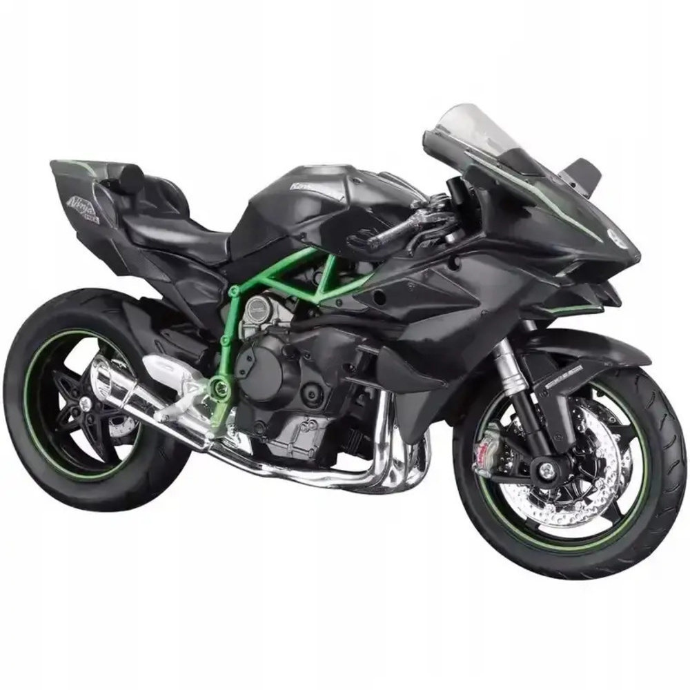 Maisto 1:12 Motorcycles Kawasaki Ninja H2 R Grey 48/31101