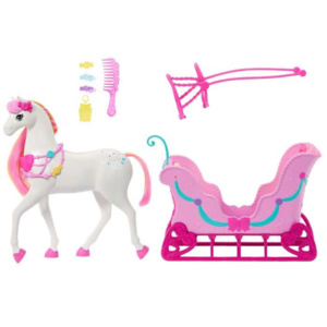 Mattel Barbie Καρυοθραύστης Άλογο Με Άμαξα Κούκλα JNH63