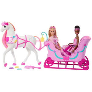 Mattel Barbie Καρυοθραύστης Άλογο Με Άμαξα Κούκλα JNH63