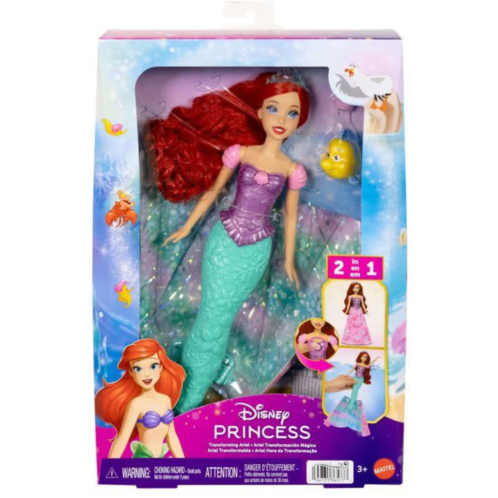 Mattel Princess Άριελ Ρούχα για Κούκλες Disney Princess για 3+ Ετών JLK19