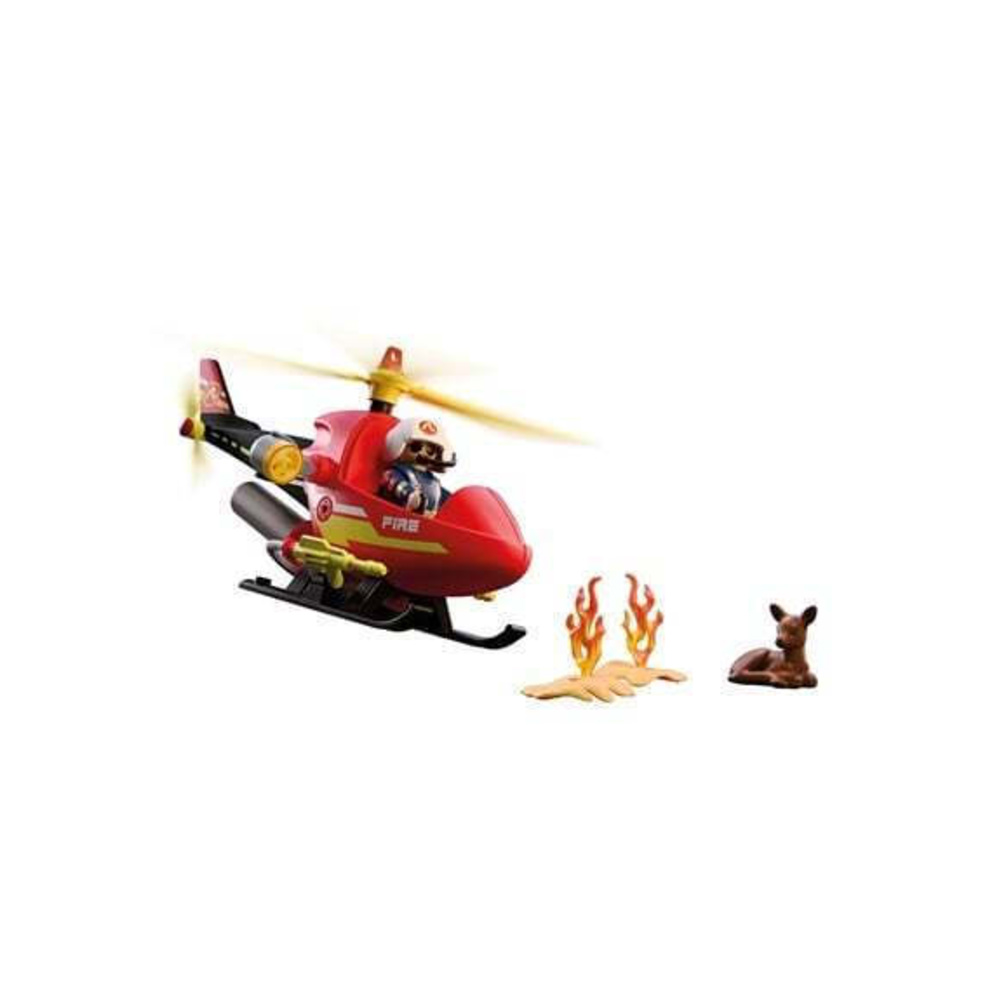 Playmobil City Action Ελικόπτερο Πυροσβεστικής PL72196