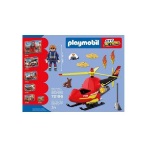 Playmobil City Action Ελικόπτερο Πυροσβεστικής PL72196