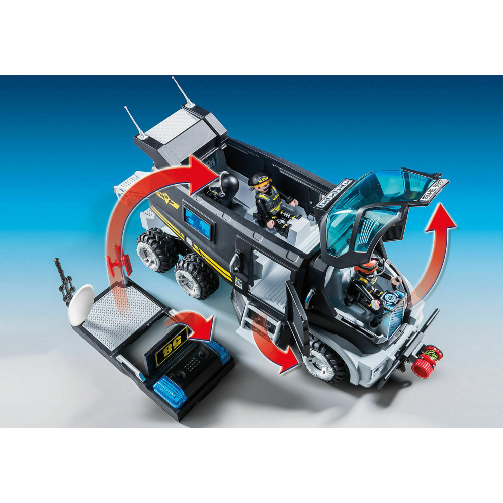 Playmobil City Action Θωρακισμένο Όχημα Ειδικών Αποστολών PL9360