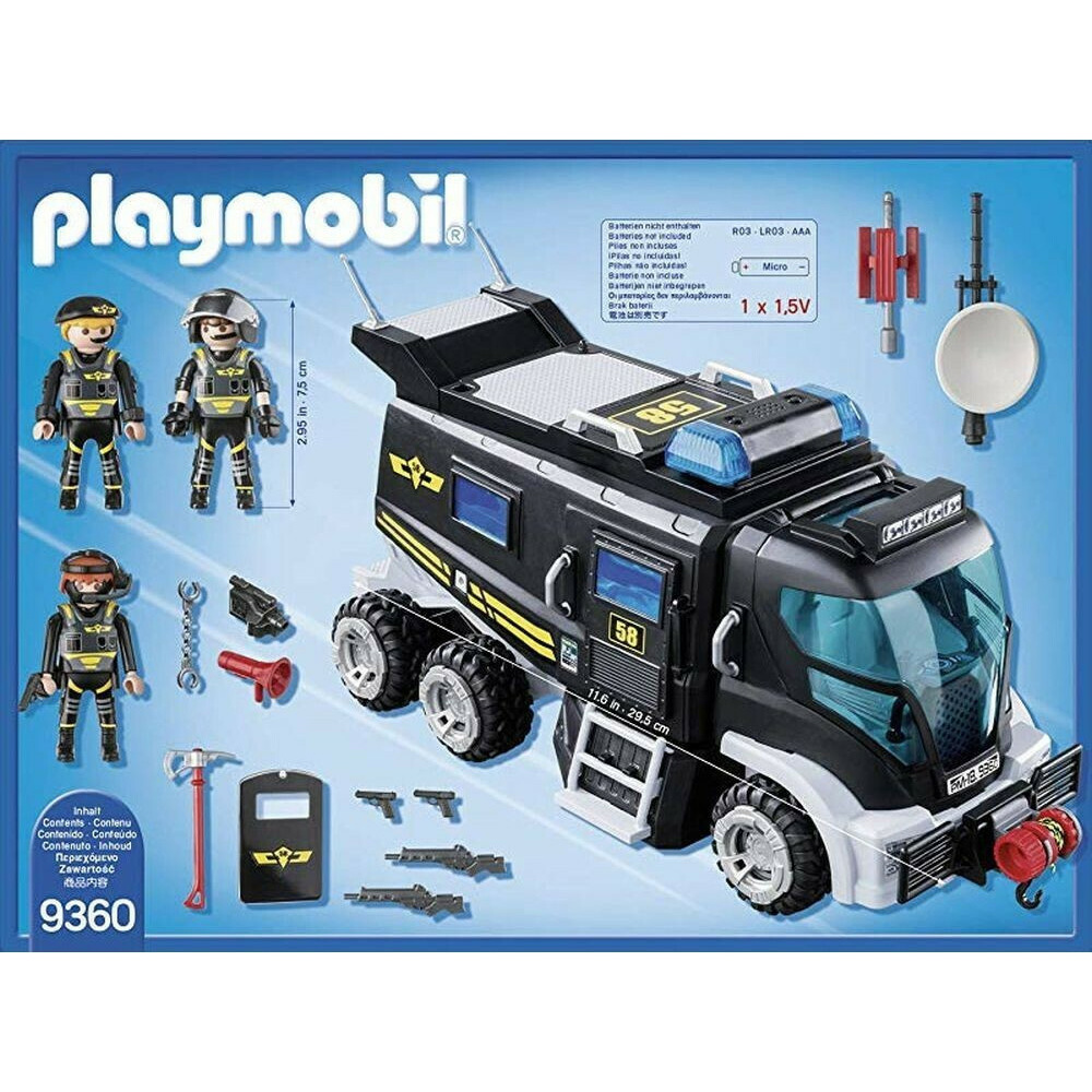 Playmobil City Action Θωρακισμένο Όχημα Ειδικών Αποστολών PL9360