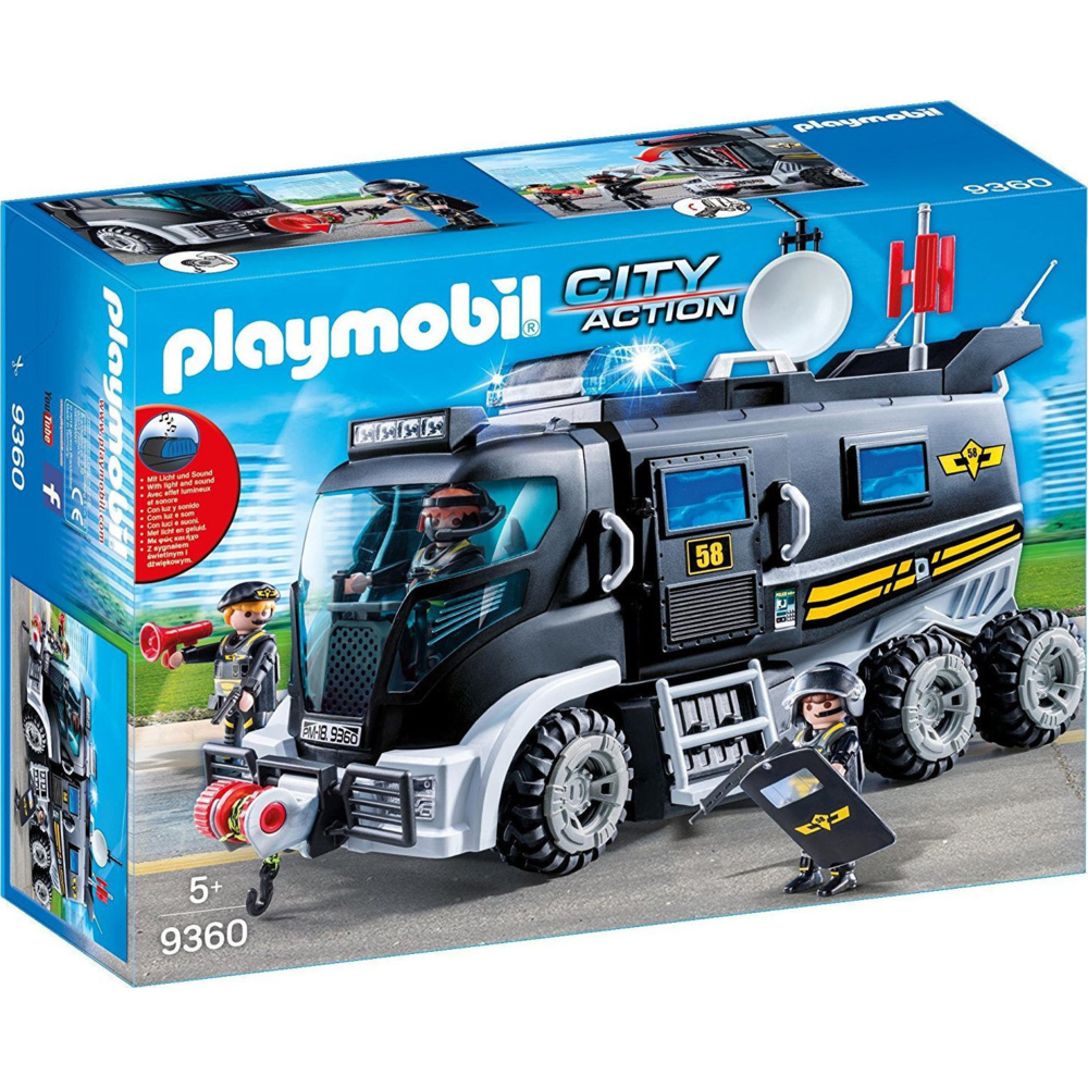 Playmobil City Action Θωρακισμένο Όχημα Ειδικών Αποστολών PL9360