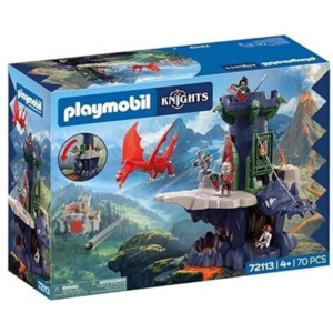 Playmobil Knights Πύργος Ιπποτών Δράκου για 4 ετών 72113