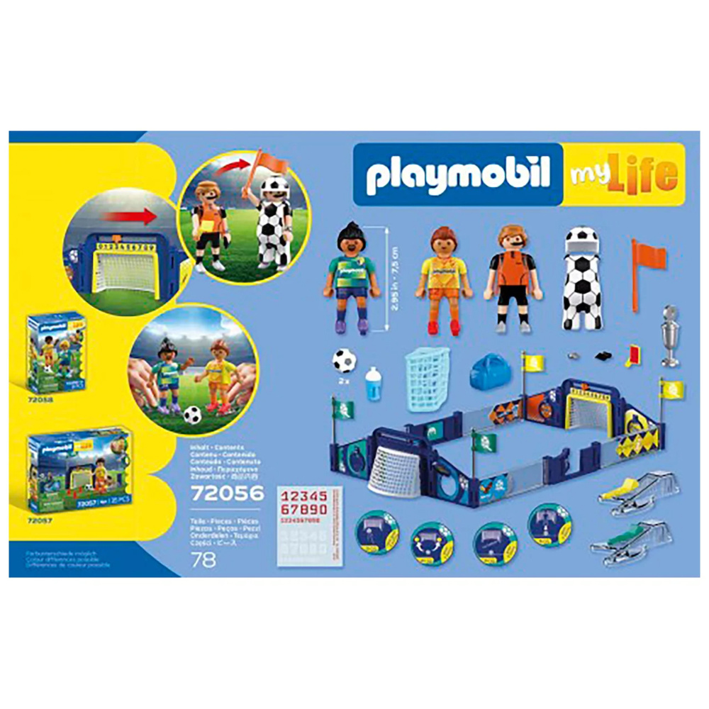 Playmobil MyLife Γήπεδο Ποδοσφαίρου PL72056