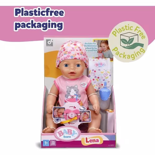 MGA Entertainment Baby born Kούκλα Lena Διαδραστική 36cm #840719