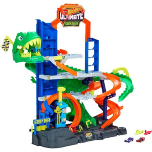 Hot Wheels Δεινόσαυροι City: T-rex Γκαράζ