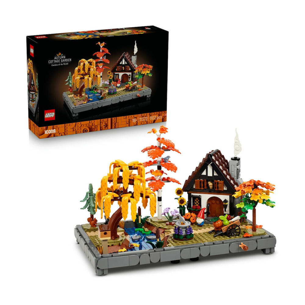 LEGO Icons Autumn Cottage Garden για 18+ Ετών 1102τμχ 11372