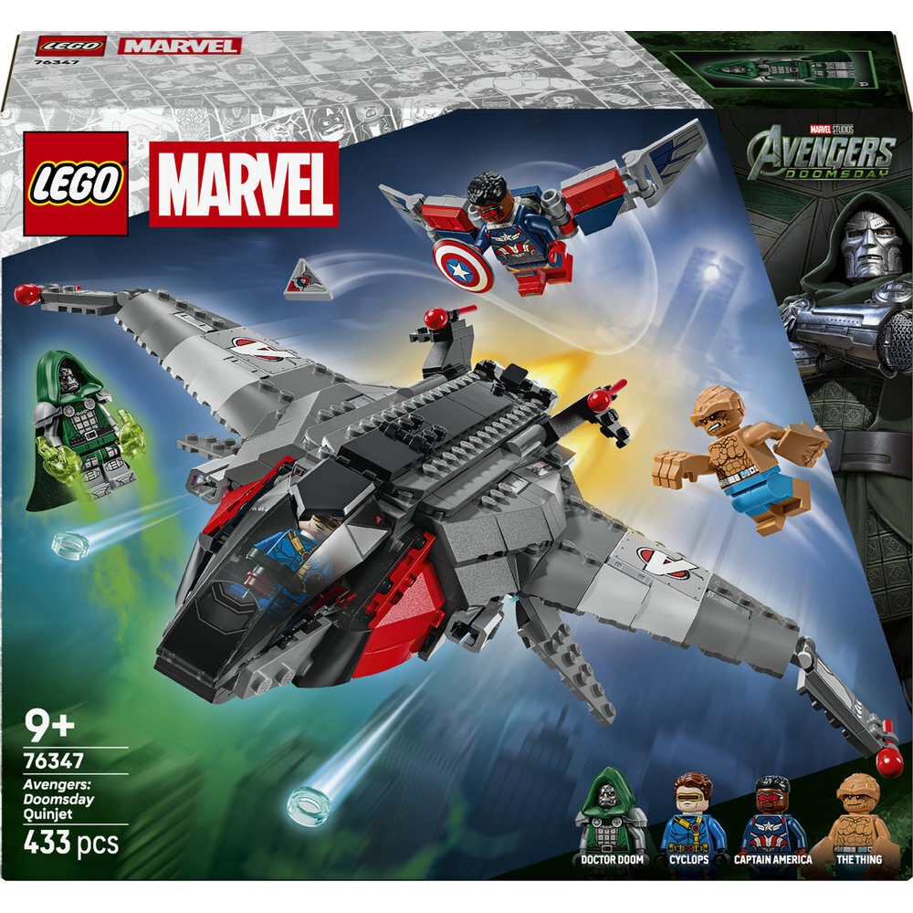LEGO Marvel Avengers: Doomsday Quinjet για 9+ Ετών 433τμχ 76347