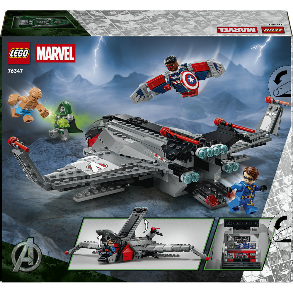 LEGO Marvel Avengers: Doomsday Quinjet για 9+ Ετών 433τμχ 76347