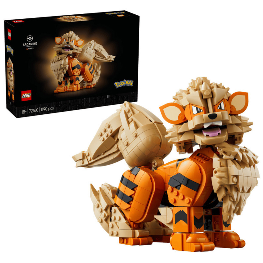 LEGO Pokemon Arcanine για 18+ Ετών 1190τμχ 72160