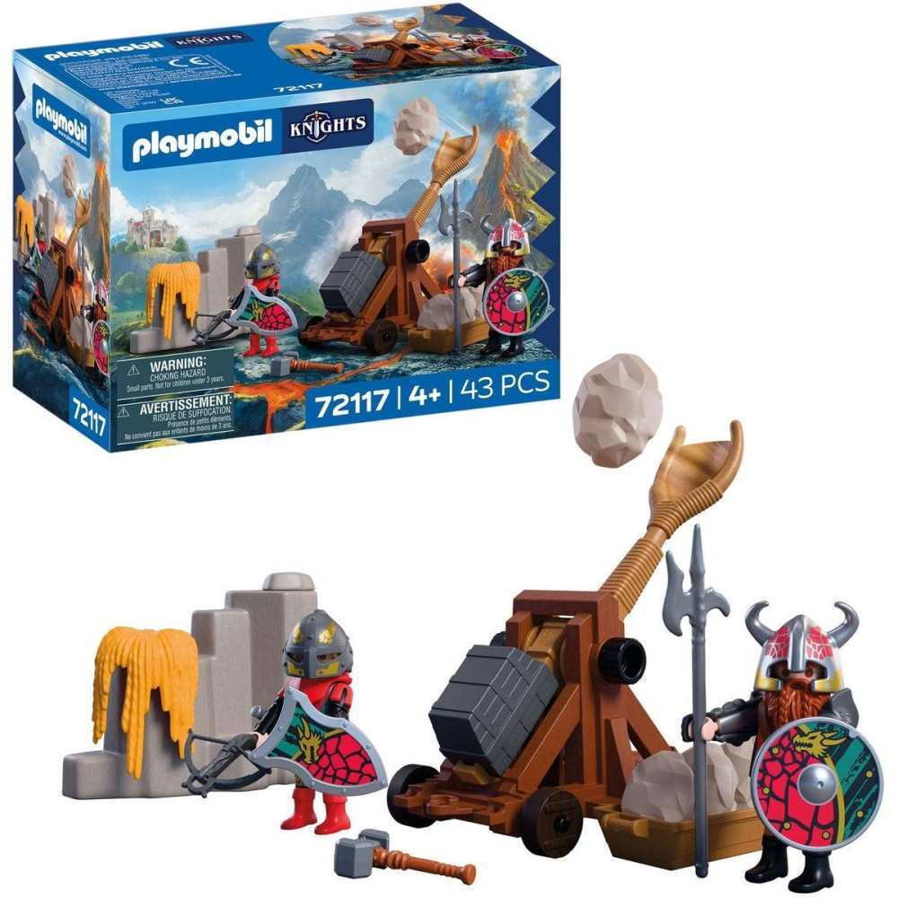 Playmobil Knights Καταπέλτης Ιπποτών Δράκου για 4 ετών 72117