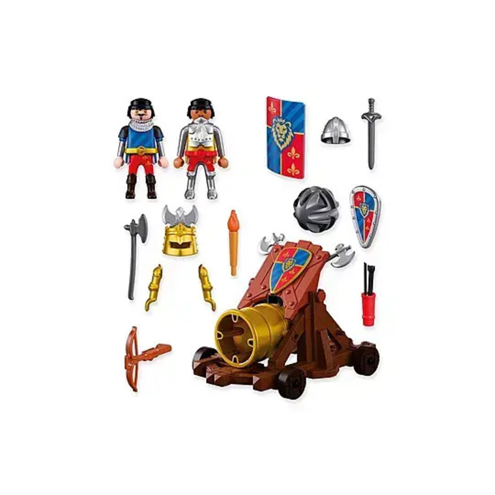 Playmobil Knights Λεοντόκαρδοι Ιππότες Με Κανόνι για 4 ετών 72115