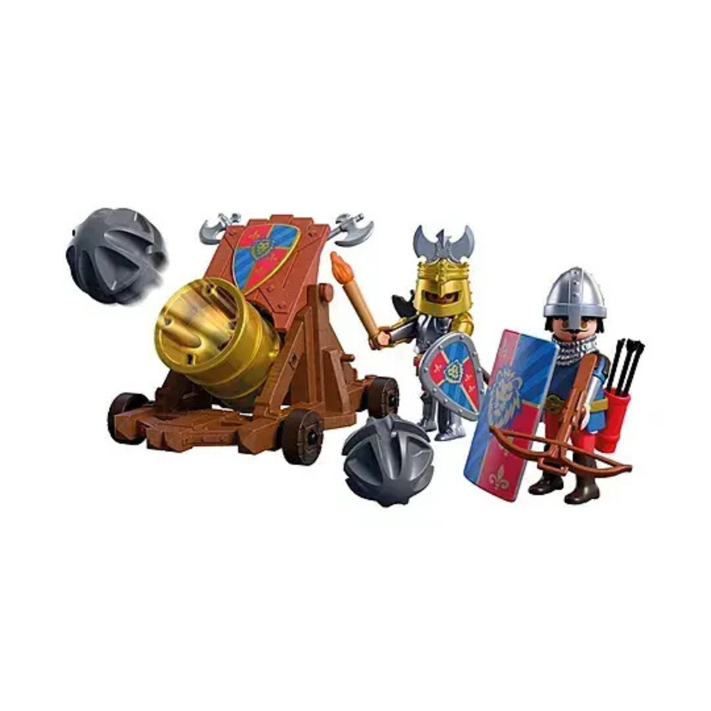 Playmobil Knights Λεοντόκαρδοι Ιππότες Με Κανόνι για 4 ετών 72115