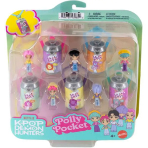 Polly Pocket KPop Demon Hunters Saja Boys Πακέτο 5 Φιγούρων