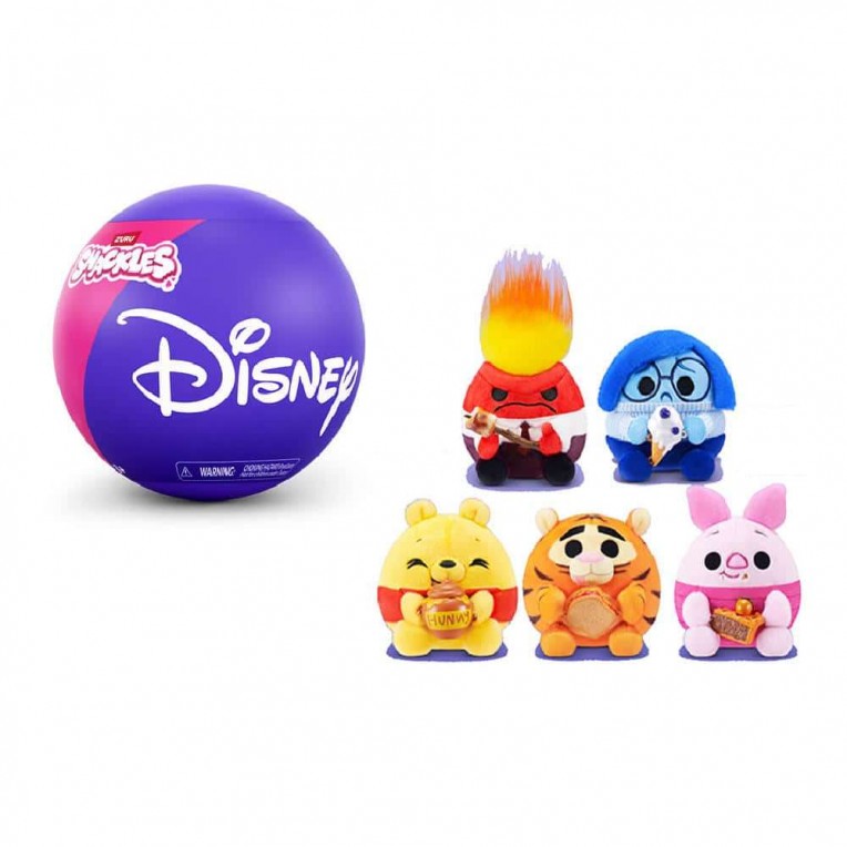 Snackles Λούτρινο Disney σε Μπαλάκι Έκπληξη Σειρά 2 - 5 Σχέδια