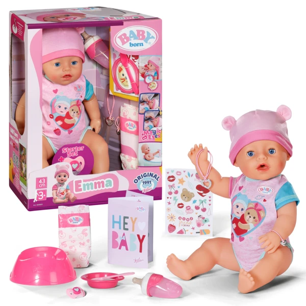 BABY BORN ΔΙΑΔΡΑΣΤΙΚΗ ΚΟΥΚΛΑ ΜΕ ΑΞΕΣΟΥΑΡ ΕΜΜΑ 43 cm #834800