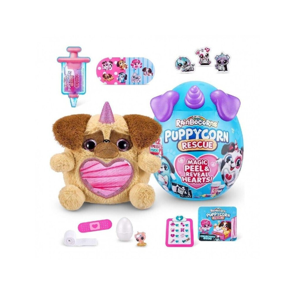 Zuru Λούτρινο Σκυλάκι Rainbocorns Puppycorn Rescue για 3+ Ετών 26 εκ. (Διάφορα Σχέδια) 11809261