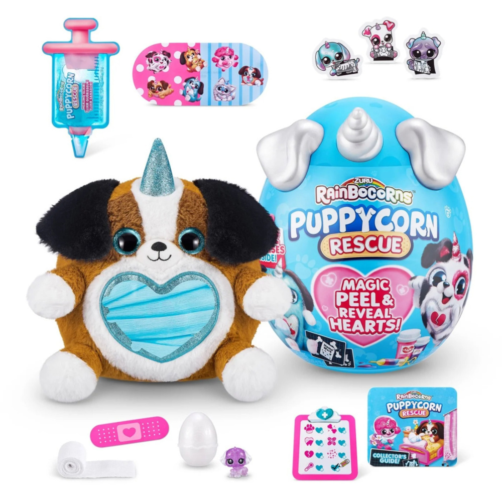 Zuru Λούτρινο Σκυλάκι Rainbocorns Puppycorn Rescue για 3+ Ετών 26 εκ. (Διάφορα Σχέδια) 11809261