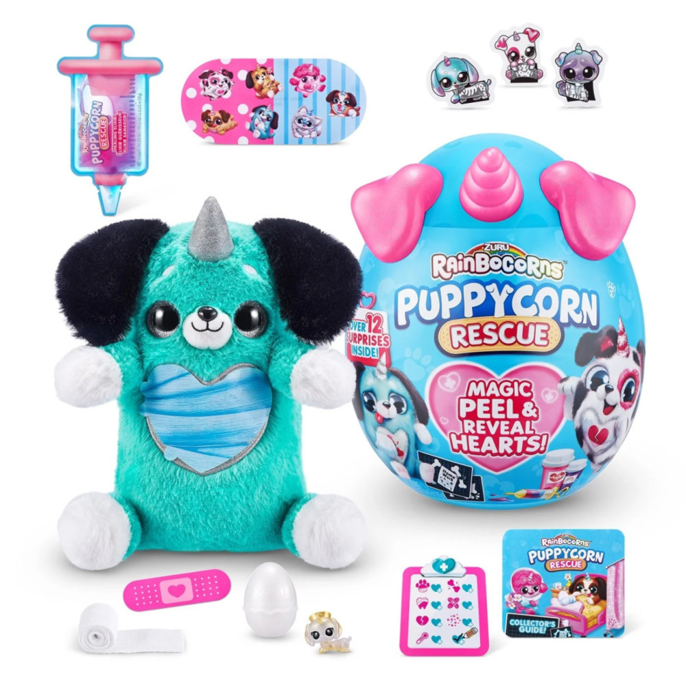 Zuru Λούτρινο Σκυλάκι Rainbocorns Puppycorn Rescue για 3+ Ετών 26 εκ. (Διάφορα Σχέδια) 11809261