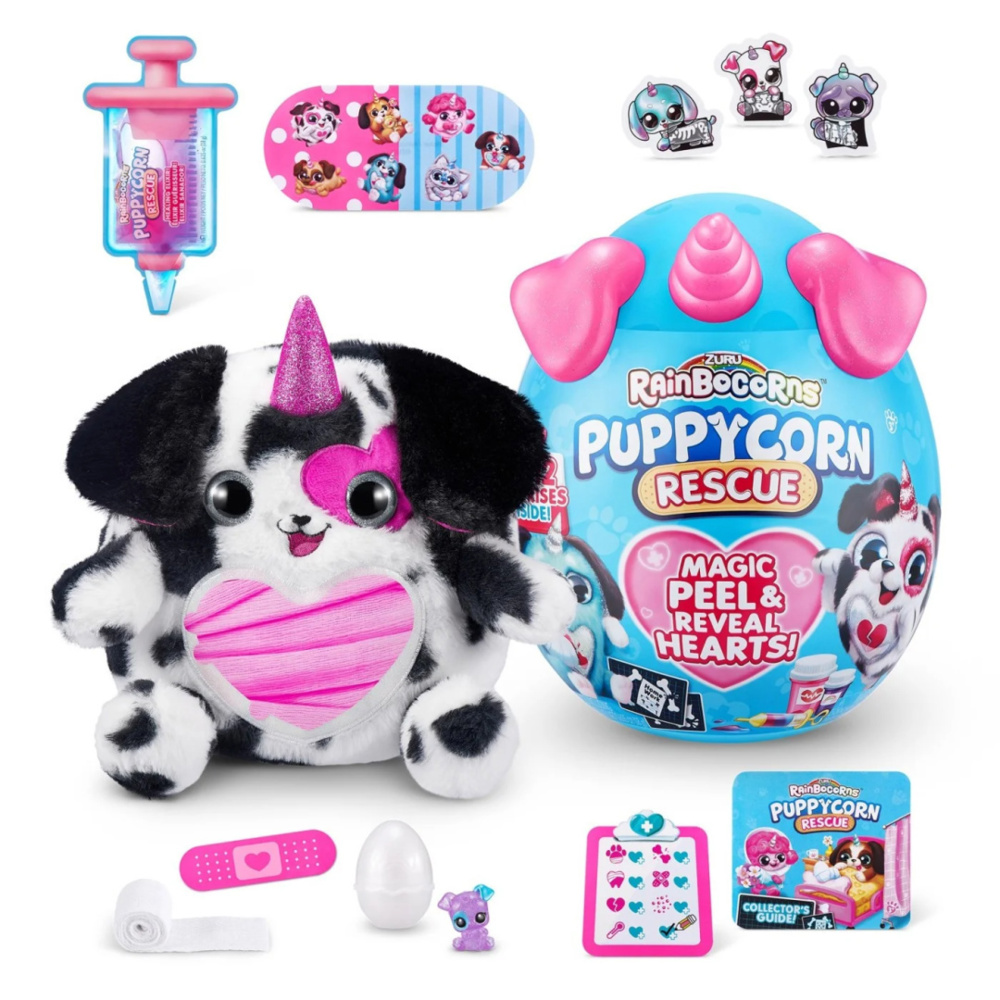 Zuru Λούτρινο Σκυλάκι Rainbocorns Puppycorn Rescue για 3+ Ετών 26 εκ. (Διάφορα Σχέδια) 11809261